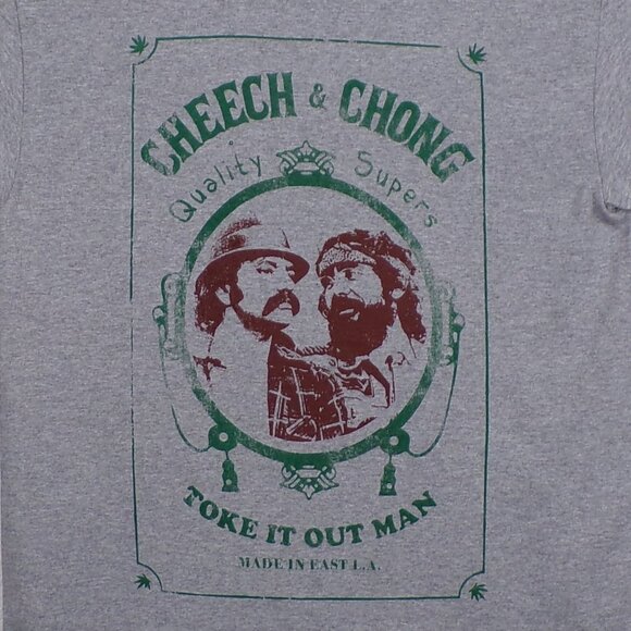 New "Cheech & Chong Toke It Out" Zig Zag Unisex Silkscreen T-Shirt. Small–3XL - Picture 2 of 2